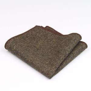 <span class=keywords><strong>Costume</strong></span> pour homme, accessoires de <span class=keywords><strong>mariage</strong></span>, Business, Banquet, mouchoir, Tweed, laine, poche carrée - Product Image 4