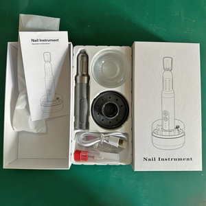 Kit de perceuse à ongles électrique rechargeable avec moteur à balais en aluminium, équipement de pédicure, outil de polissage des ongles, boîte de rangement - Product Image 4