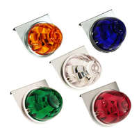 Nouvelle Feuille de Signalisation Latérale LED SN pour Camion Remorque, Rouge Transparent Classique, 10-30V, Type Pastèque, Montage en Surface