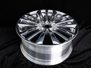 Jantes de voiture forgées en argent poli de nouvelle conception Jantes en alliage 18/19/20 avec roues de voiture de tourisme 20mm-40mm ET et 100mm PCD - Product Image 2