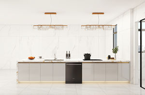 2025 High-end Modern Style Kitchen <b>Cabinet</b> Melamine Plywood Made to Measure - Product Image 5