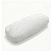 Oreiller en mousse à mémoire de forme déchiquetée réglable, oreiller personnalisé en bambou pour chambre à coucher, doux et confortable