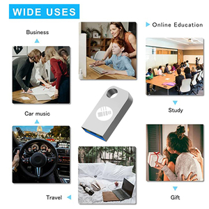 USB-флешка с индивидуальным логотипом, USB 2.0/3.0, миниатюрная металлическая флешка-ручка, 32 ГБ, 64 ГБ, 128 ГБ, USB-накопитель, флеш-диск - Product Image 6