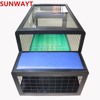 Machine de jeu de football de table double d'intérieur, sous table, jeu de football à double coup de pied, table de subsoccer à vendre