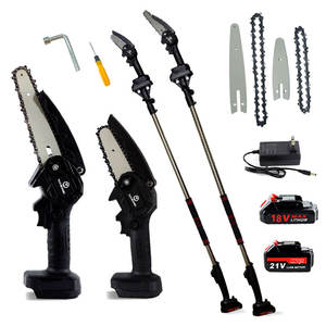 Venta caliente 4 pulgadas portátil inalámbrico gran capacidad de batería de litio poste de extensión telescópico sin escobillas <span class=keywords><strong>Parkside</strong></span> motosierra - Product Image 2