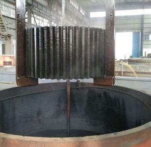 عجلة تروس فولاذية مخصصة مصنعة بتقنية التصنيع بالتحكم الرقمي بالحاسوب مع طلاء سطحي بالكربيد قطر كبير - Product Image 5