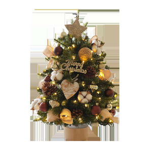 Mini sapin <span class=keywords><strong>de</strong></span> Noël lumineux transfrontalier en PET <span class=keywords><strong>pour</strong></span> décoration <span class=keywords><strong>de</strong></span> bureau - Product Image 5