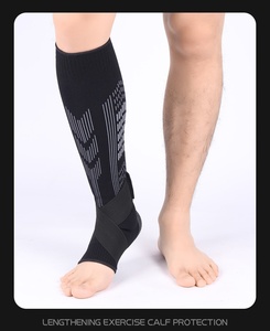 Professional Breathable Quick-Dry Elastic Neoprene Adjustable Fitness Safety Calf <b>Support</b> <b>Brace</b> <b>Ankle</b> Calf Sleeve - Product Image 4