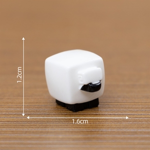 Juego de construcción tridimensional Weij, lindo muñeco, accesorios decorativos para bricolaje, adornos pequeños para escritorio y coche - Product Image 6