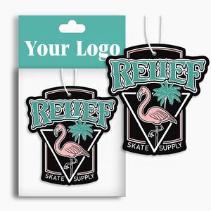 커스텀 로고 프린팅 방향제, 맞춤형 종이 차량용 방향제 - Product Image 6