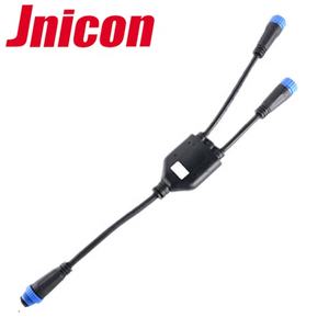 Y Splitter Dây Khai Thác 2 3 4 5PIN Điện Song Song Cáp Kết Quả Đầu Ra IP68 Kết Nối Không Thấm Nước - Product Image 3