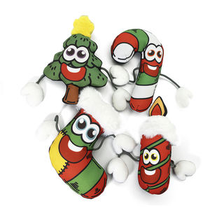 Üretim yüksek kaliteli pet squeak oyuncaklar noel serisi köpek interaktif çiğnemek oyuncaklar - Product Image 1