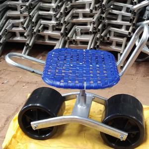 360 ° 旋转滚动农场座椅可调收割凳，用于温室和花园工作 (2轮和4轮选项) - Product Image 5