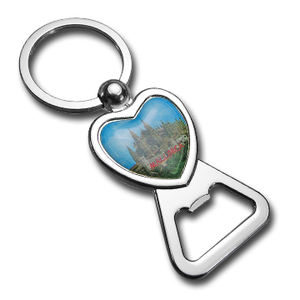 Llavero Abridor de Botellas de Metal, Recuerdo Personalizado con Monumentos y Edificios - Product Image 1