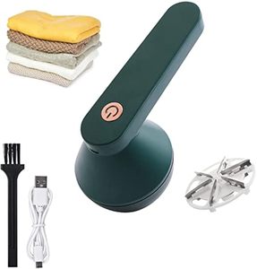 Rasoir anti-bouloches portable pour vêtements, rechargeable par USB, réutilisable, pour poils d'animaux et peluches - Product Image 1
