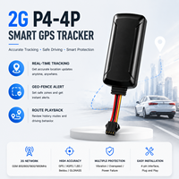 Traceur GPS P4-4P 2G pour voiture, camion, bus, flotte, moto – Système de suivi en temps réel avec plateforme gratuite et support inclus