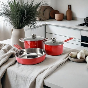 Wholesale Products Kitchenware <strong>Cookware</strong> Sets Stainless Steel Handle <strong>Cookware</strong> Non Stick Set - Product Image 1