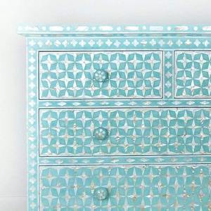 Best Selling Elegant Bone Inlay <b>Drawer</b> <b>Storage</b> Furniture for Luxury Villa Apartment and Hotel Interiors At Reasonable Price - Product Image 4