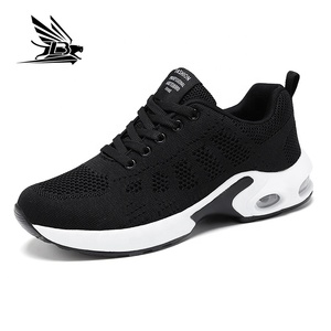 <span class=keywords><strong>Scarpe</strong></span> da passeggio traspiranti in tessuto a mosca a buon mercato che ammortizzano le sneakers alla moda per le donne - Product Image 3