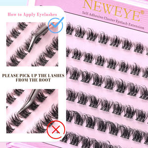 Pestañas Postizas de la Serie NEWEYE Reutilizables 2-3 Veces Sin Necesidad de Pegamento Aplicación Instantánea de Larga Duración Fácil de Usar - Product Image 3