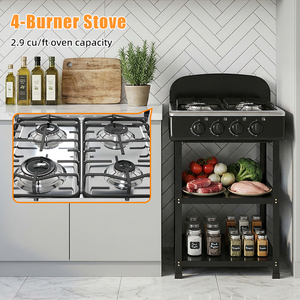 ホットセールデザイン ガス調理器 50*50*86cm 5.44KW 220V 業務用厨房ガスコンロ バーナー - Product Image 3