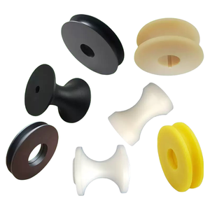 Rouleau en nylon personnalisable <span class=keywords><strong>Poulie</strong></span> à rainure en U pour courroie <span class=keywords><strong>Poulie</strong></span> de guidage de câble métallique en plastique Acier Aluminium Matériaux OEM pris en charge - Product Image 3