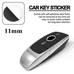 Autocollant d'emblème <span class=keywords><strong>de</strong></span> clé <span class=keywords><strong>de</strong></span> <span class=keywords><strong>voiture</strong></span> en aluminium <span class=keywords><strong>de</strong></span> 11 mm, <span class=keywords><strong>logo</strong></span> <span class=keywords><strong>de</strong></span> clé pour accessoires BMW - Product Image 4