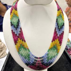 Perles multiples naturelles à la demande pour la fabrication de colliers de bijoux de mode de style vintage classique en provenance d'Inde Occasions d'anniversaire - Product Image 4