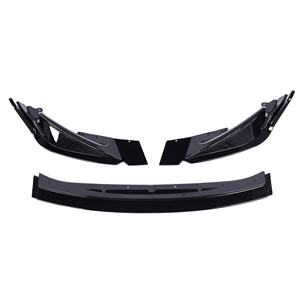 V2 Estilo ABS Material Brillo Negro Kit de carrocería delantera Labio de parachoques delantero para <span class=keywords><strong>BMW</strong></span> M3 M4 G80 G82 2021 + - Product Image 6