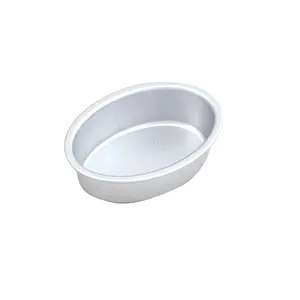 high level Anodization Oval Pillow strong non-stick baking mold aluminum small cake mold