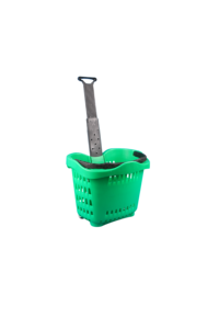 55L cesta de <span class=keywords><strong>la</strong></span> compra con mango y ruedas para supermercado - Product Image 2