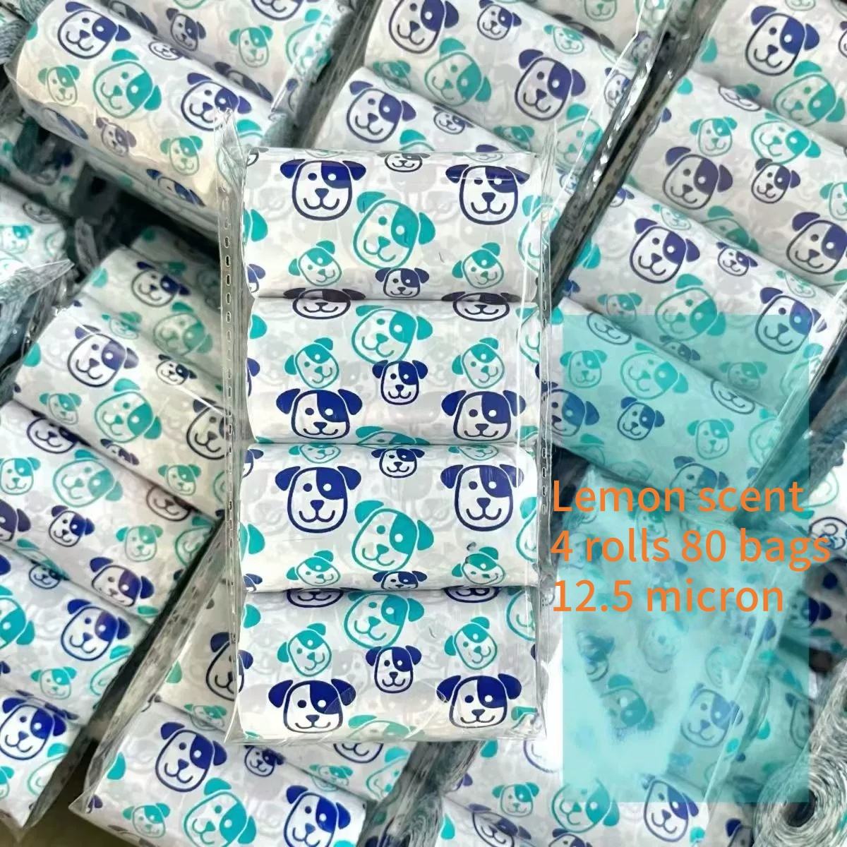 Petits rouleaux parfumés au citron, 4 rouleaux de 80 sacs, 1,25 soie.