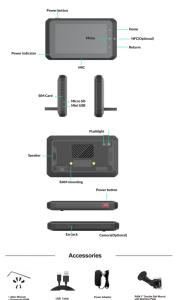 Tablet Android 12 de 5 Polegadas com GPS 4G e BT para Gestão de Frotas de Veículos - Product Image 4