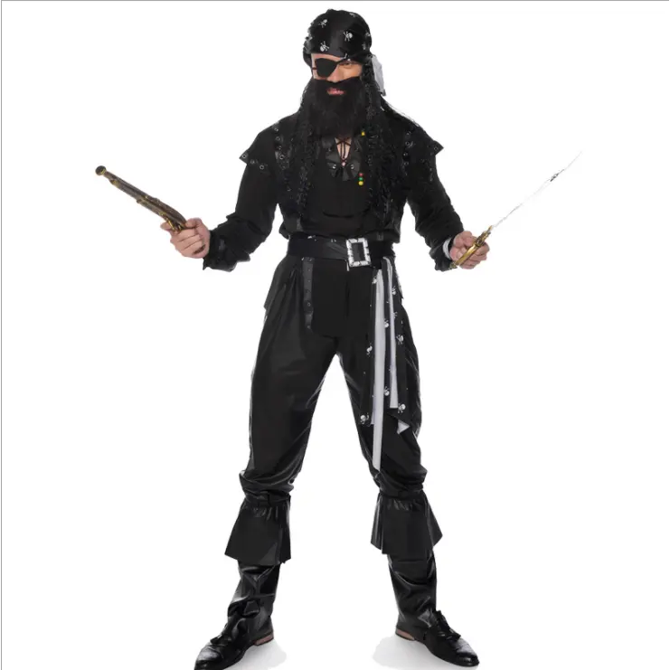 Adult Mens Pirate Fancy Halloween Party Costumes HPC-6018