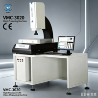Máquina de Medición por Vídeo CNC de Alta Precisión VMC, Control de Doble Bucle, Iluminación LED de 40 Grupos, Granito de Grado 00, Exportación CAD 3D