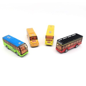 Modèle réduit de simulation d'autobus scolaire en alliage à deux étages avec fonction de retrait - Product Image 5