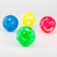 Balles rebondissantes en caoutchouc de 32 mm mélangées en gros pour enfants, super balles pour distributeurs automatiques de jouets
