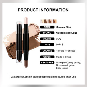 Barra de Maquillaje de Doble Punta para Contorno e Iluminador, Textura Cremosa, Acabado Natural, Cosmético Facial al por Mayor, Marca Privada OEM MLM - Product Image 3
