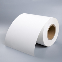 Papier transfert thermique pour étiquettes, adhésif thermofusible, doublure en glassine blanche 58g pour étiquettes logistiques et d'emballage