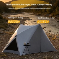Tente de camping instantanée d'extérieur, ouverture automatique en 1 seconde, tente occultante épaissie anti-moustiques et anti-UV