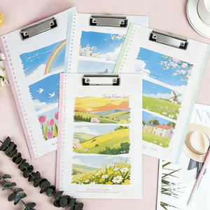 A4 Landscape <strong>Clipboard</strong> with Metal Clip, Hardboard Writing Board for Study, Office, Exam, Drawing, Document Holder, Student - Product Image 4