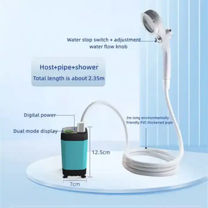 NB FAVOUR Douche Électrique Portable Simple <span class=keywords><strong>pour</strong></span> Usage Domestique 9000ml – Idéale <span class=keywords><strong>pour</strong></span> Extérieur, Chantier, Dortoir, Sac de Transport - Product Image 2