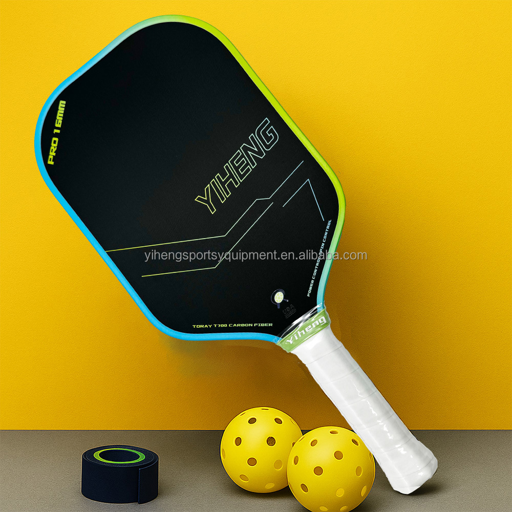 Dongguan Yiheng New Core Customized Rough Surface 16mm Thickness TFP GEN4 Upgrade Toray T700 Carbon Fiber Pickleball Paddle