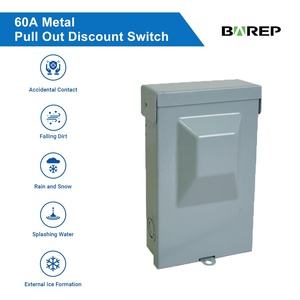 Caja de Desconexión de CA Barep UL 120/240V 60 Amperios Sin Fusibles con Interruptor Extraíble, Desconexión de CA Monofásica de 2 Polos y <span class=keywords><strong>3</strong></span> Hilos para Mini Split - Product Image 5