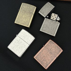 Customized Logo Metal Casing Stainless Steel Movement Vintage Old Craftsmanship Antique Bronze Collection <strong>Windproof</strong> <strong>Lighter</strong> - Product Image 3