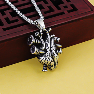 เครื่องประดับ KABA จี้สแตนเลสสำหรับผู้ชายพร้อมสร้อยคอสไตล์เรโทรสุดโดดเด่น - Product Image 6