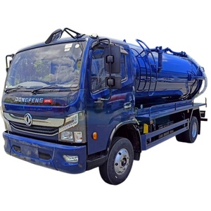 Camion-citerne à vide Dongfeng 4*2 neuf de 8000 litres pour aspiration de boues et eaux usées, camion-citerne à vide pour fosses septiques - Product Image 1