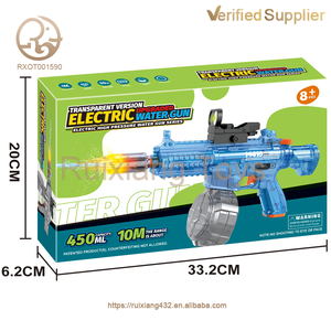 Pistolet à eau électrique Scorpion M416 Absorption automatique et tir continu pour enfants et adultes Amusement d'été en plein air - Product Image 5