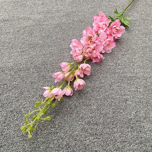 KEWEI 1002 fiore di giacinto artificiale <span class=keywords><strong>viola</strong></span> grande gambo lungo <span class=keywords><strong>fiori</strong></span> Delphinium per la decorazione - Product Image 2