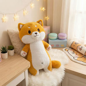 Peluche de <span class=keywords><strong>Shiba</strong></span> <span class=keywords><strong>Inu</strong></span>, Juguete de Peluche Súper Suave, Peluche Reconfortante para Bebés, Lindo Regalo para el Hogar - Product Image 6